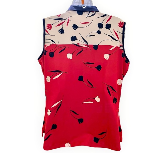 Womens Callaway Opti-Dry Sleeveless Polo Pullover Top-Very Nice Condition - Picture 3 of 6